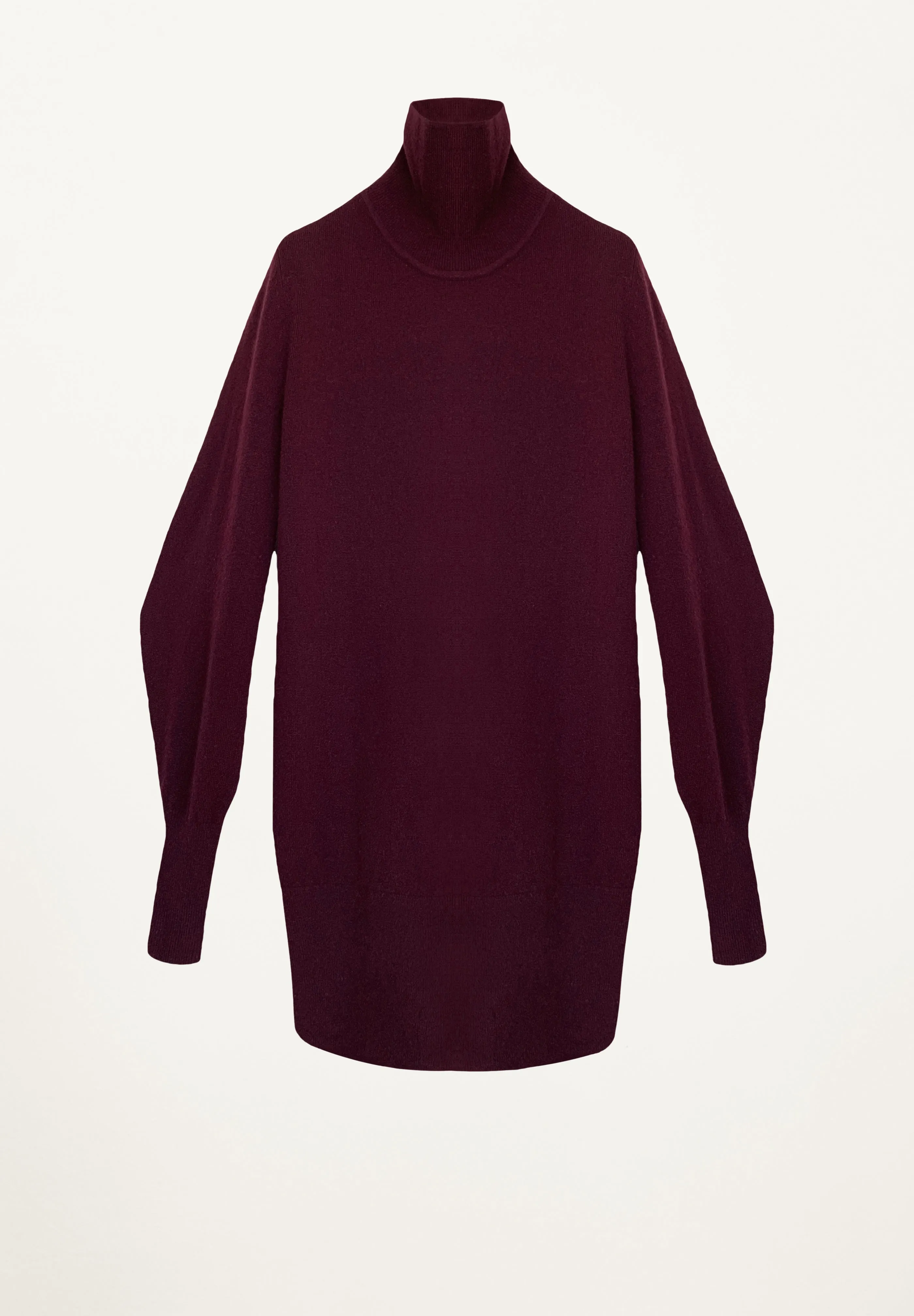 Jane Cashmere Turtleneck in Burgundy