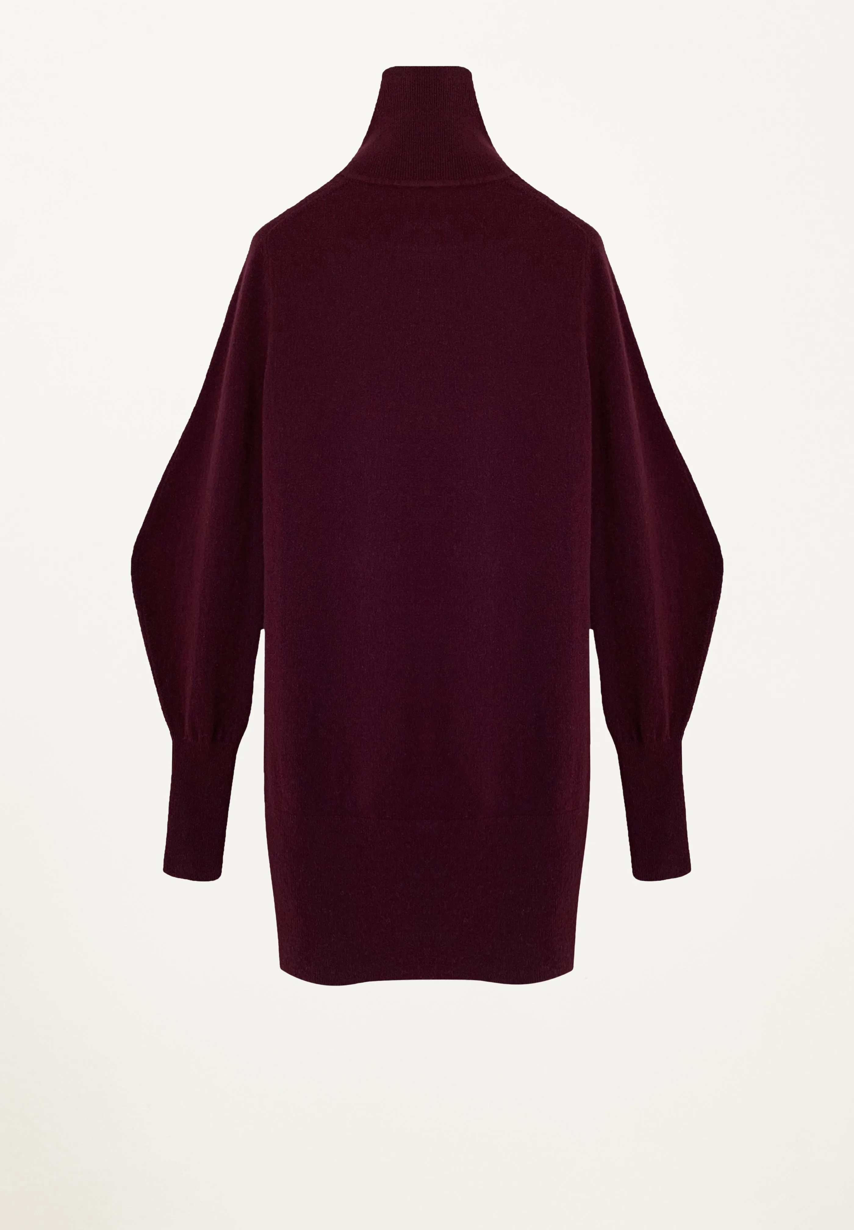 Jane Cashmere Turtleneck in Burgundy