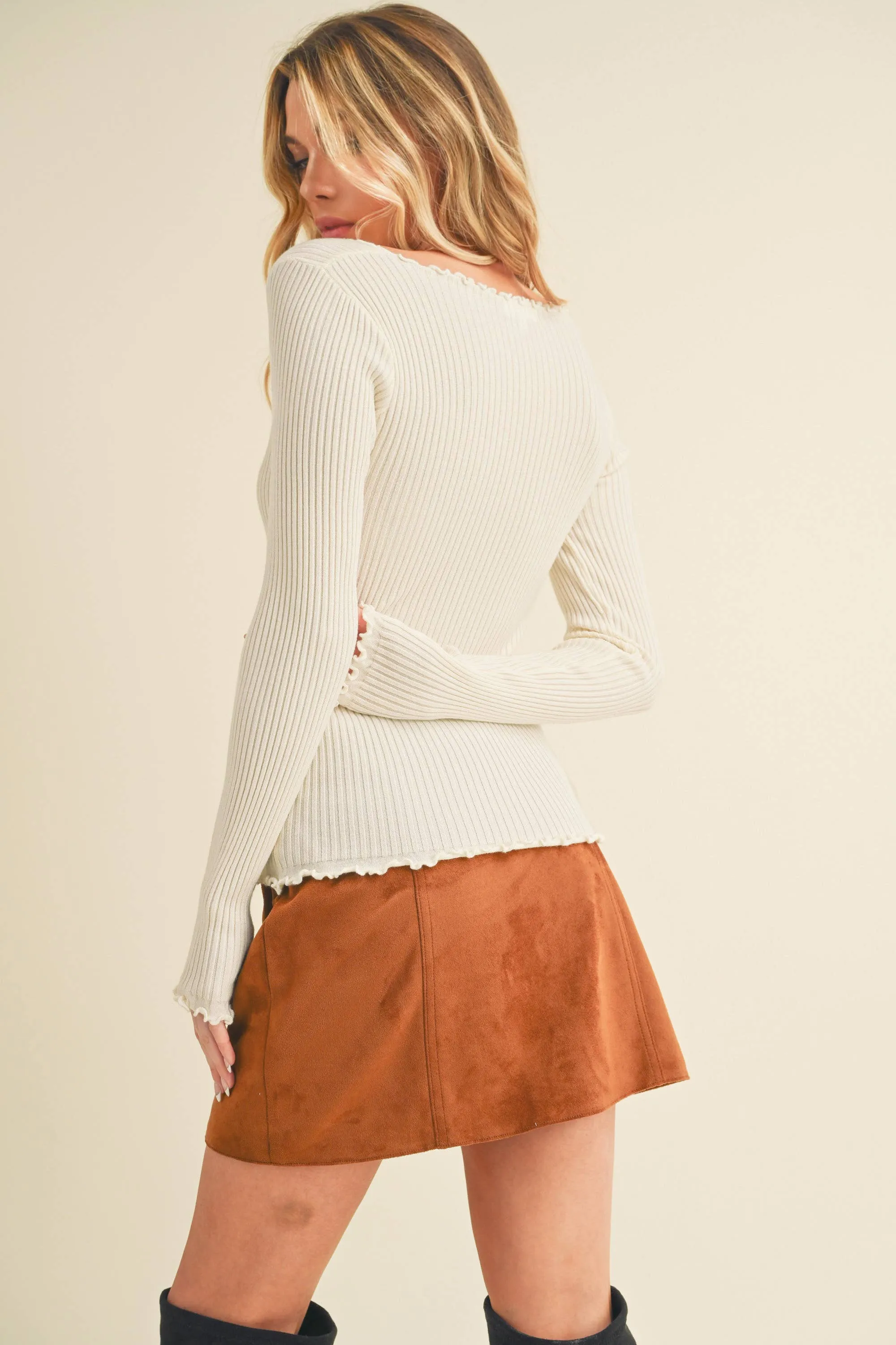 Kendall Knit Sweater - Oat