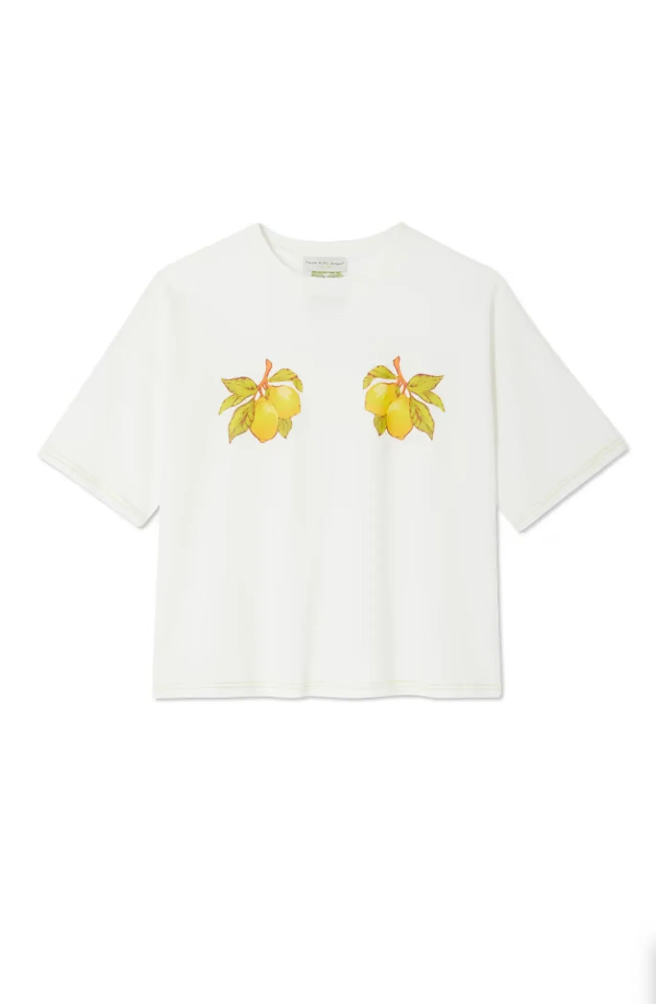 LEMON T-SHIRT - WHITE