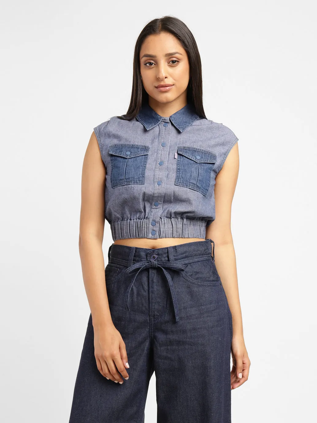 Levi's x Deepika Padukone Colorblock Shirt Collar Shirt