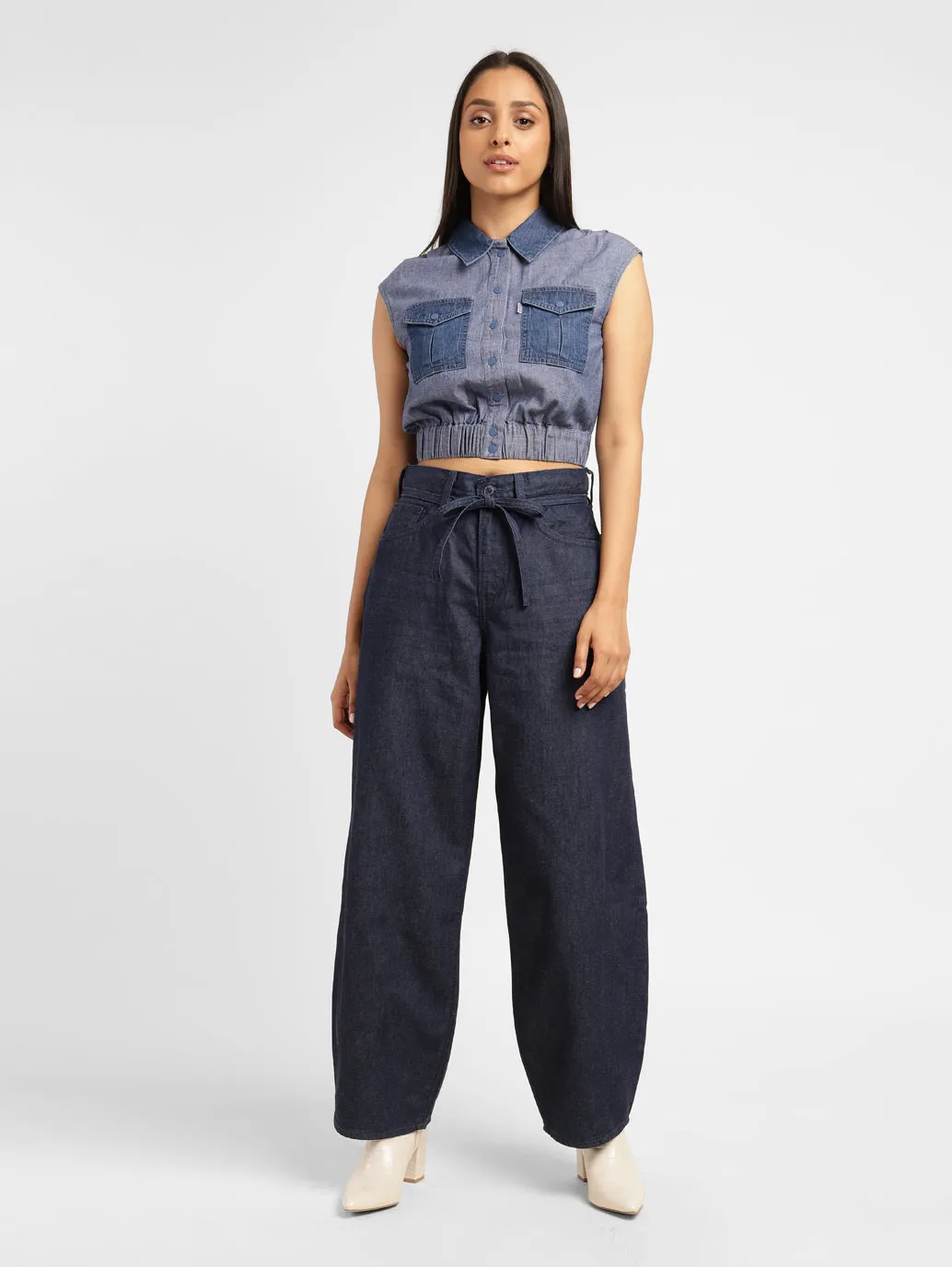 Levi's x Deepika Padukone Colorblock Shirt Collar Shirt