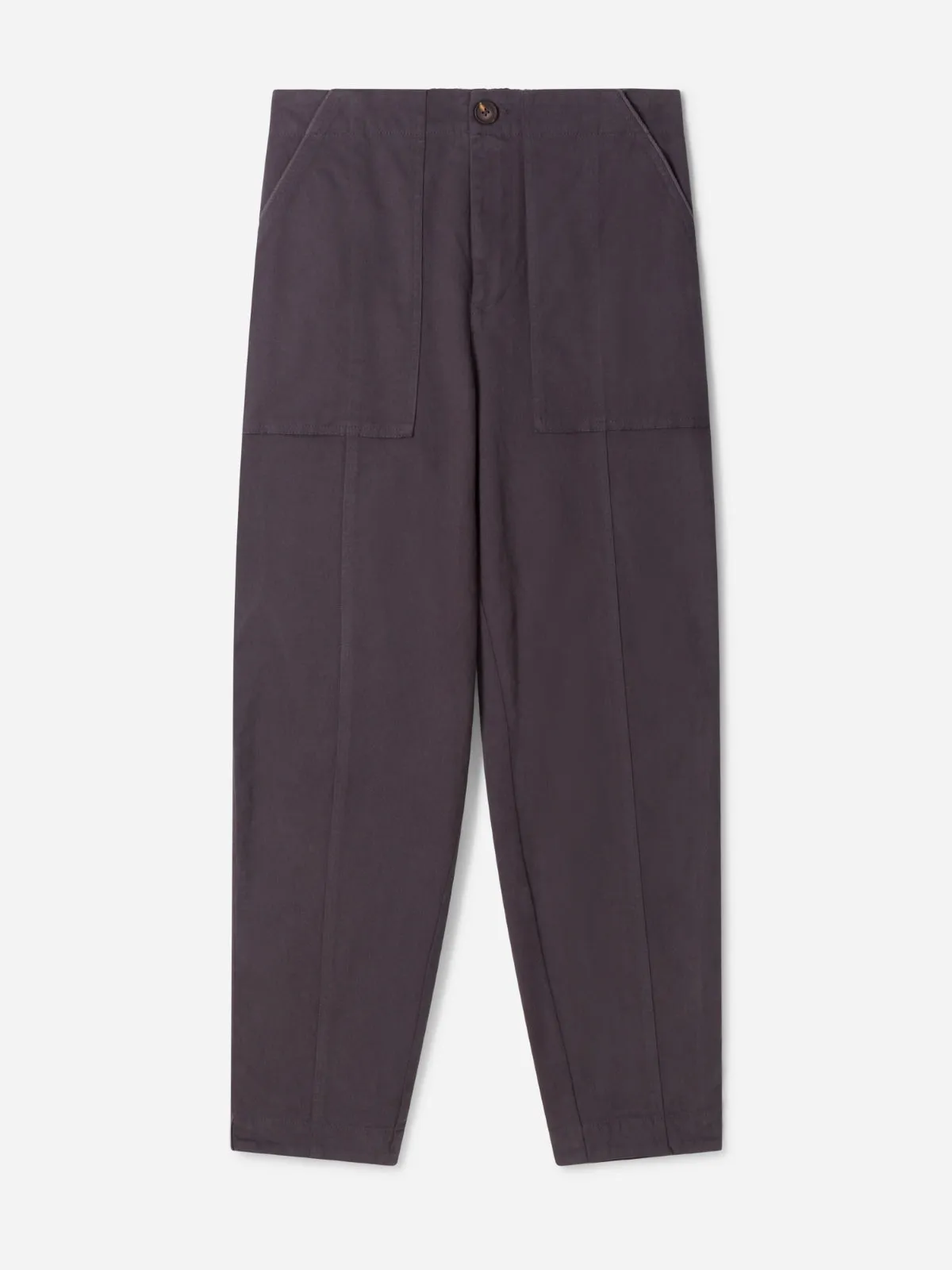 Lilivere Organic Cotton Carpenter Trousers - Slate Grey