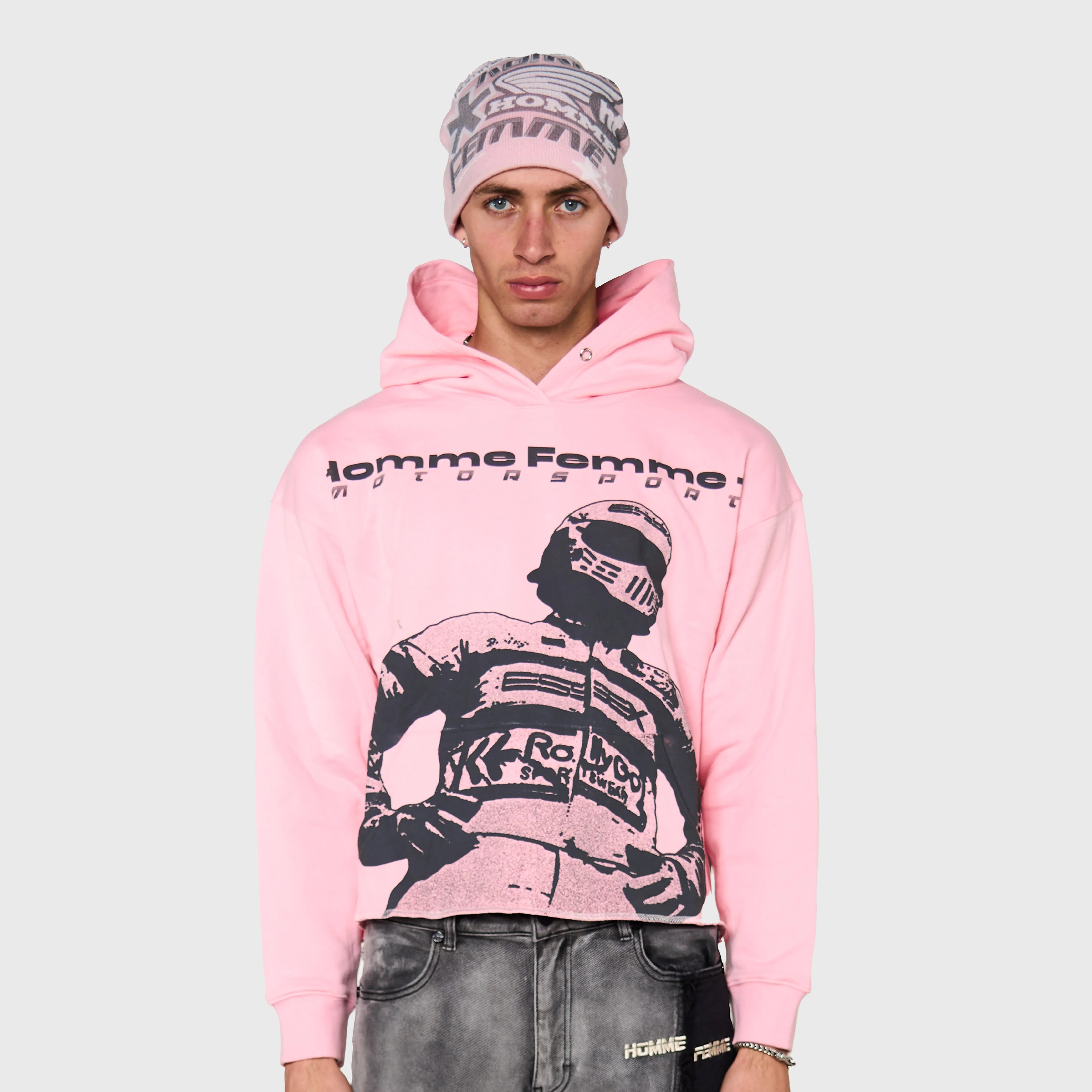 Motosport Hoodie Pink