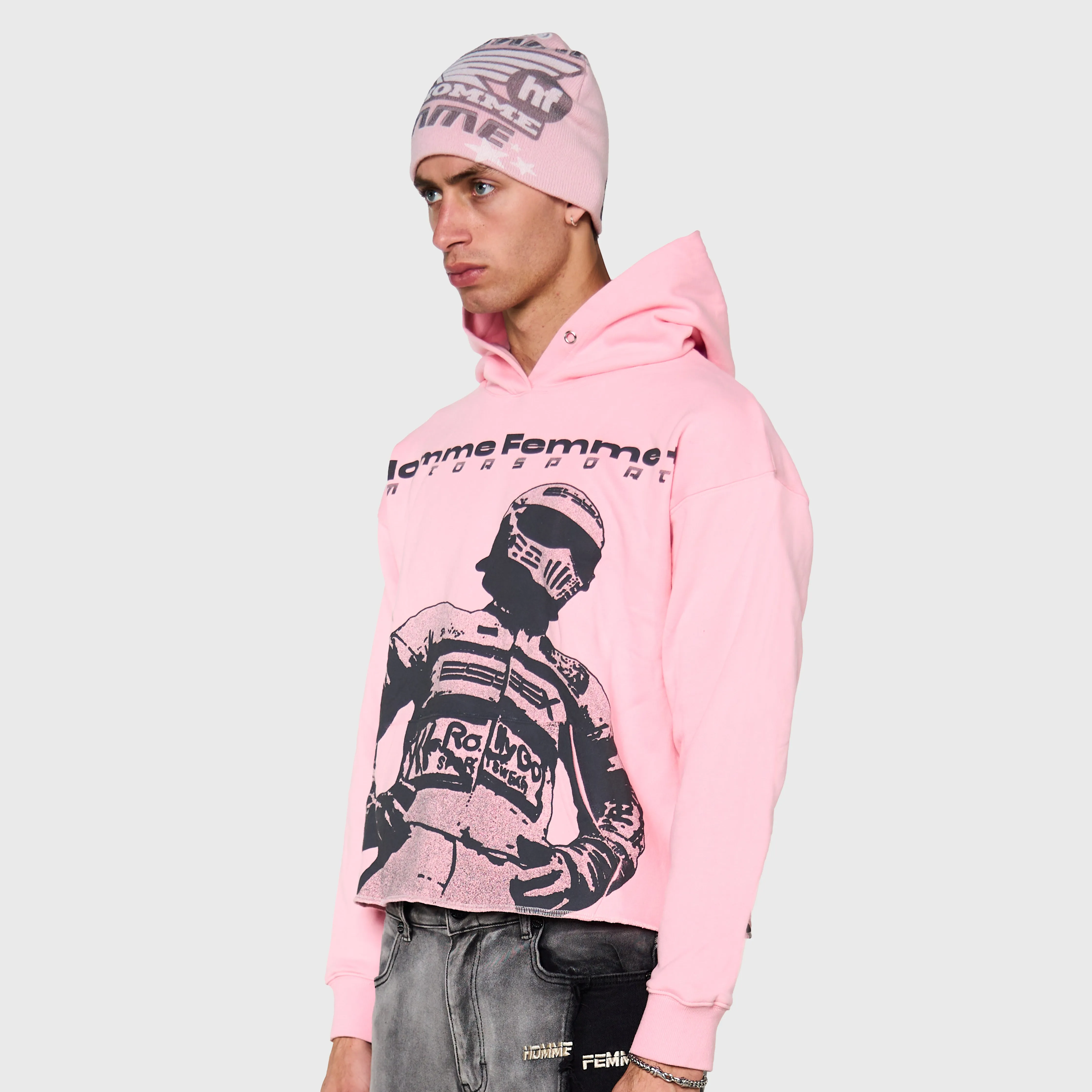 Motosport Hoodie Pink