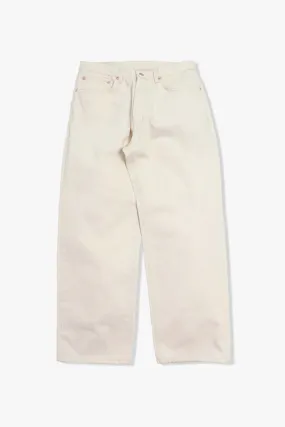 Outstanding & Co. - Wide Washed Jeans - Oatmeal