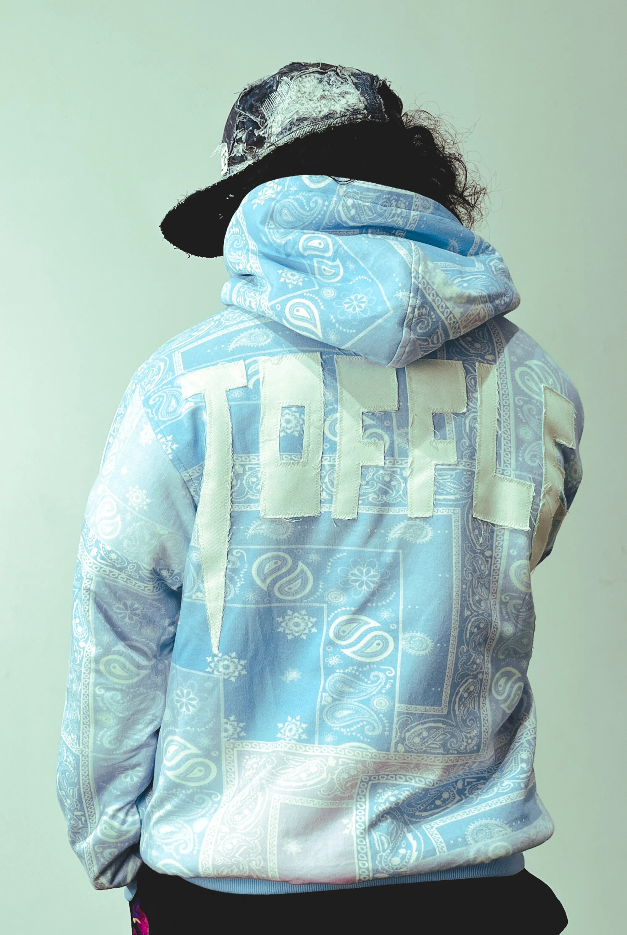 Paisley Blue Hoodie