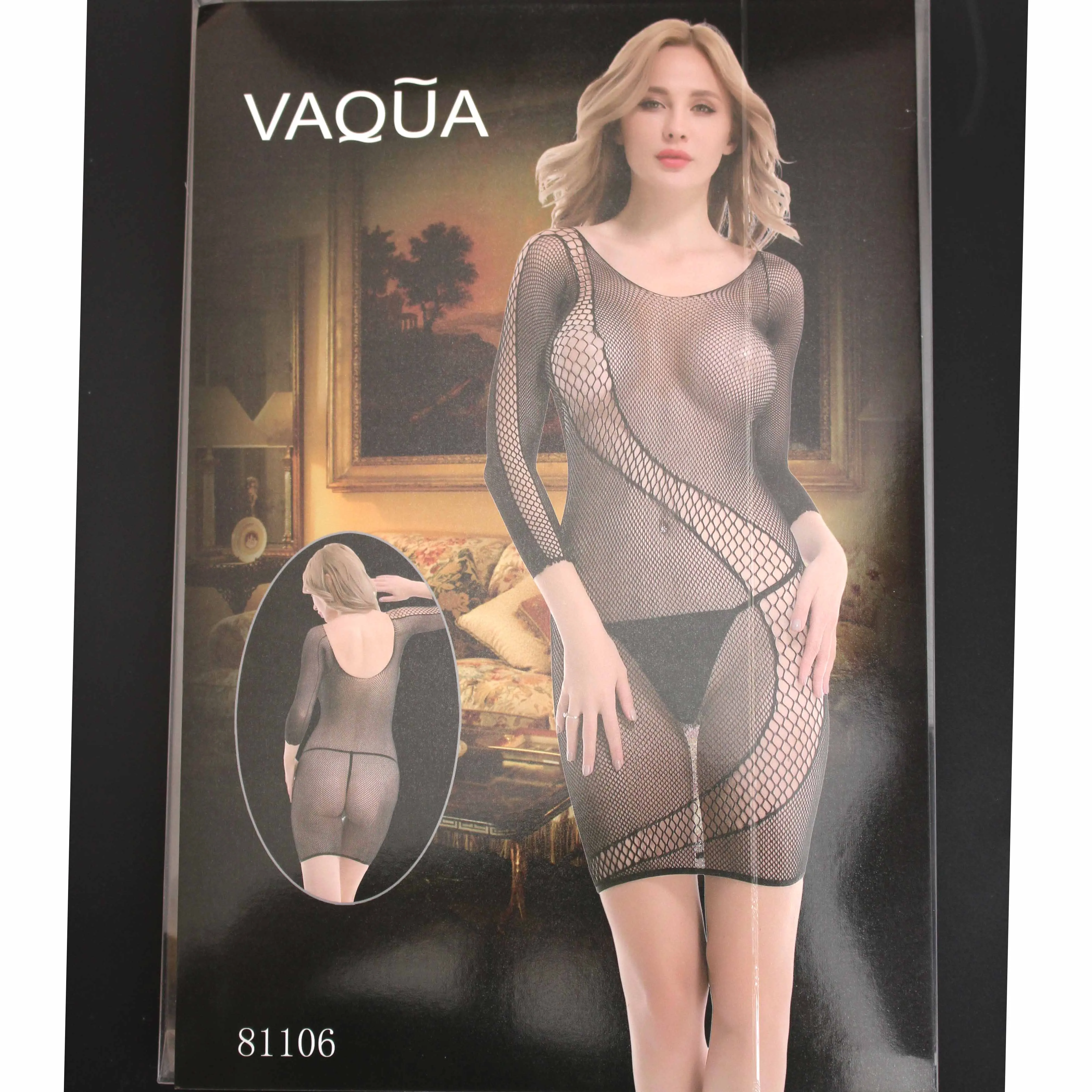 Sexy Black Lingerie Bodystocking Underwear Nightwear