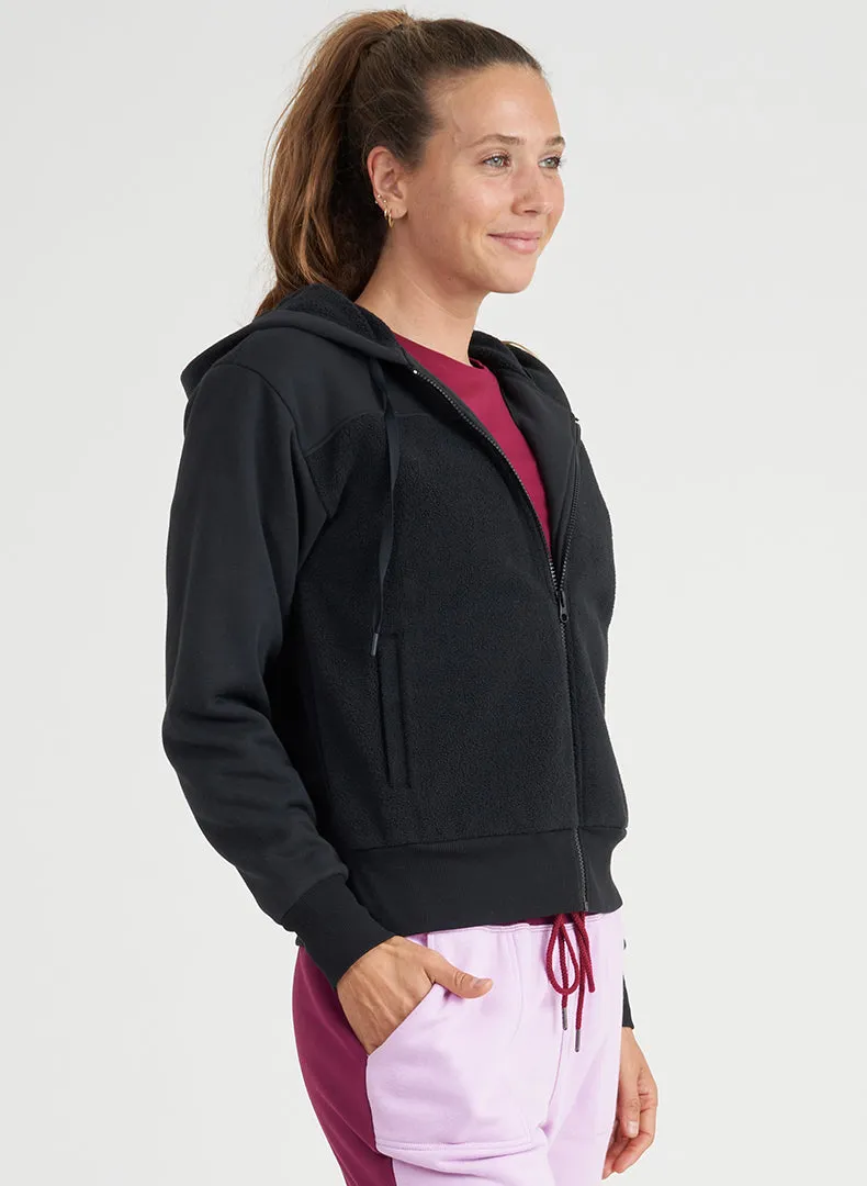 Sherpa Zip Hoodie