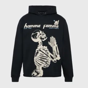 Skeleton Hoodie Black