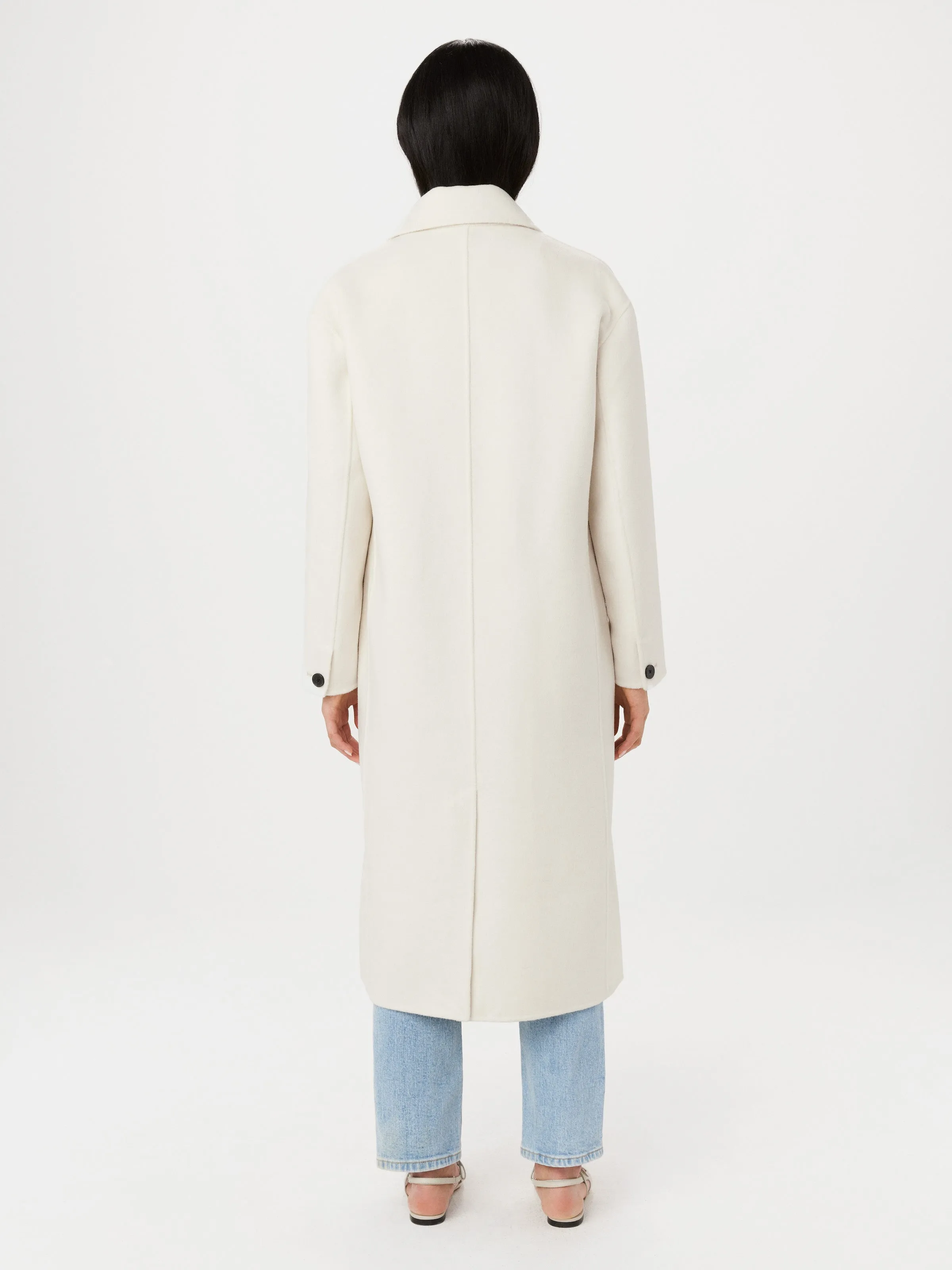 The Margaret Wool Blend Top Coat in Fog