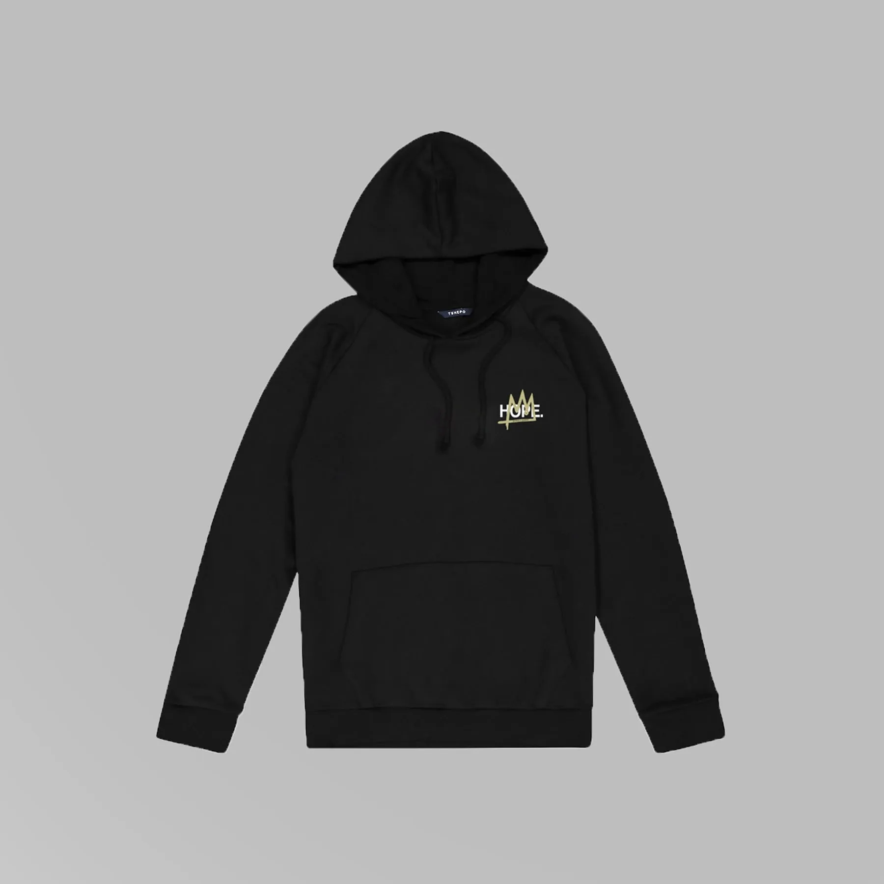 TSHEPO HOPE HOODIE, BLACK