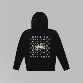 TSHEPO HOPE HOODIE, BLACK