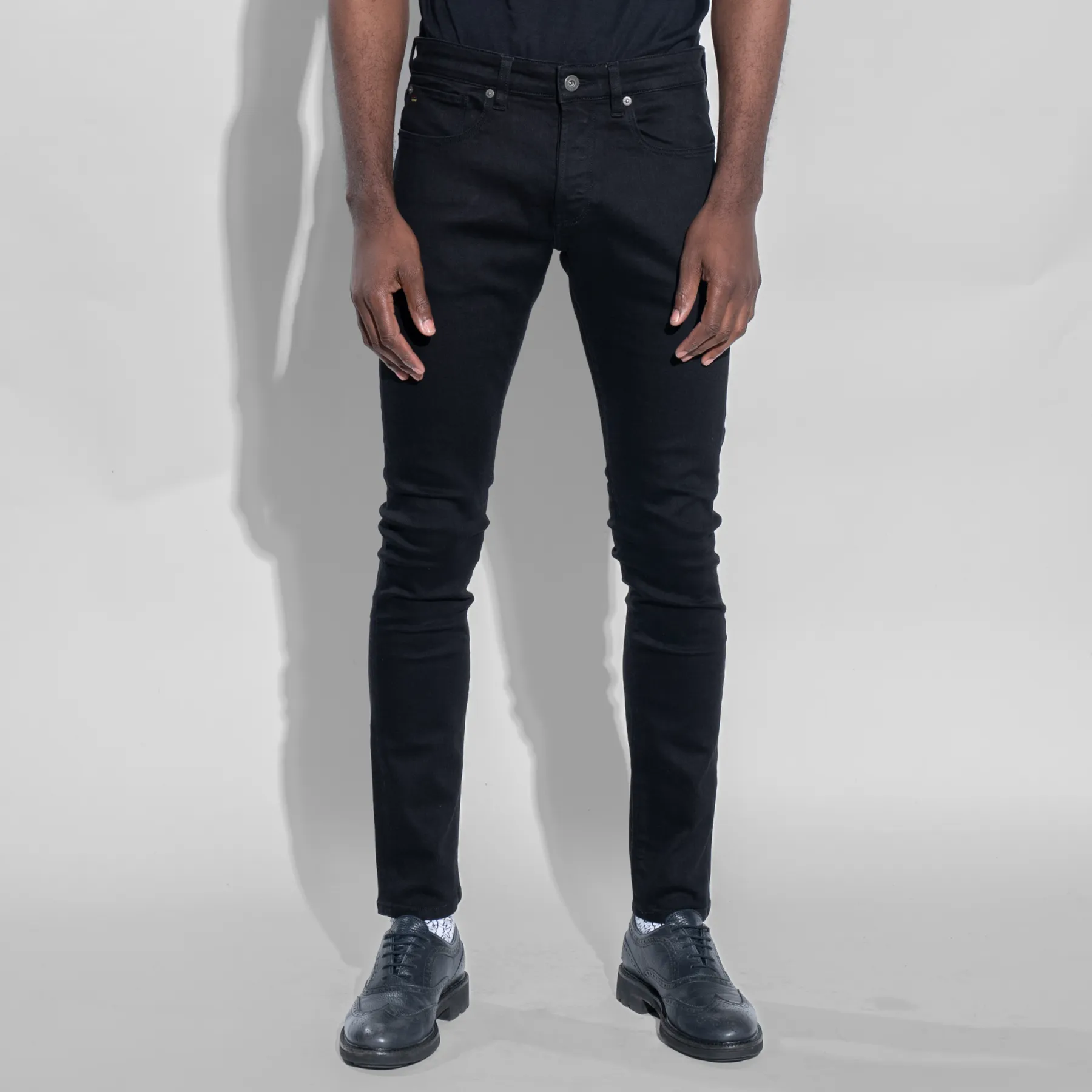 TSHEPO MENS RATO JEANS, BLACK