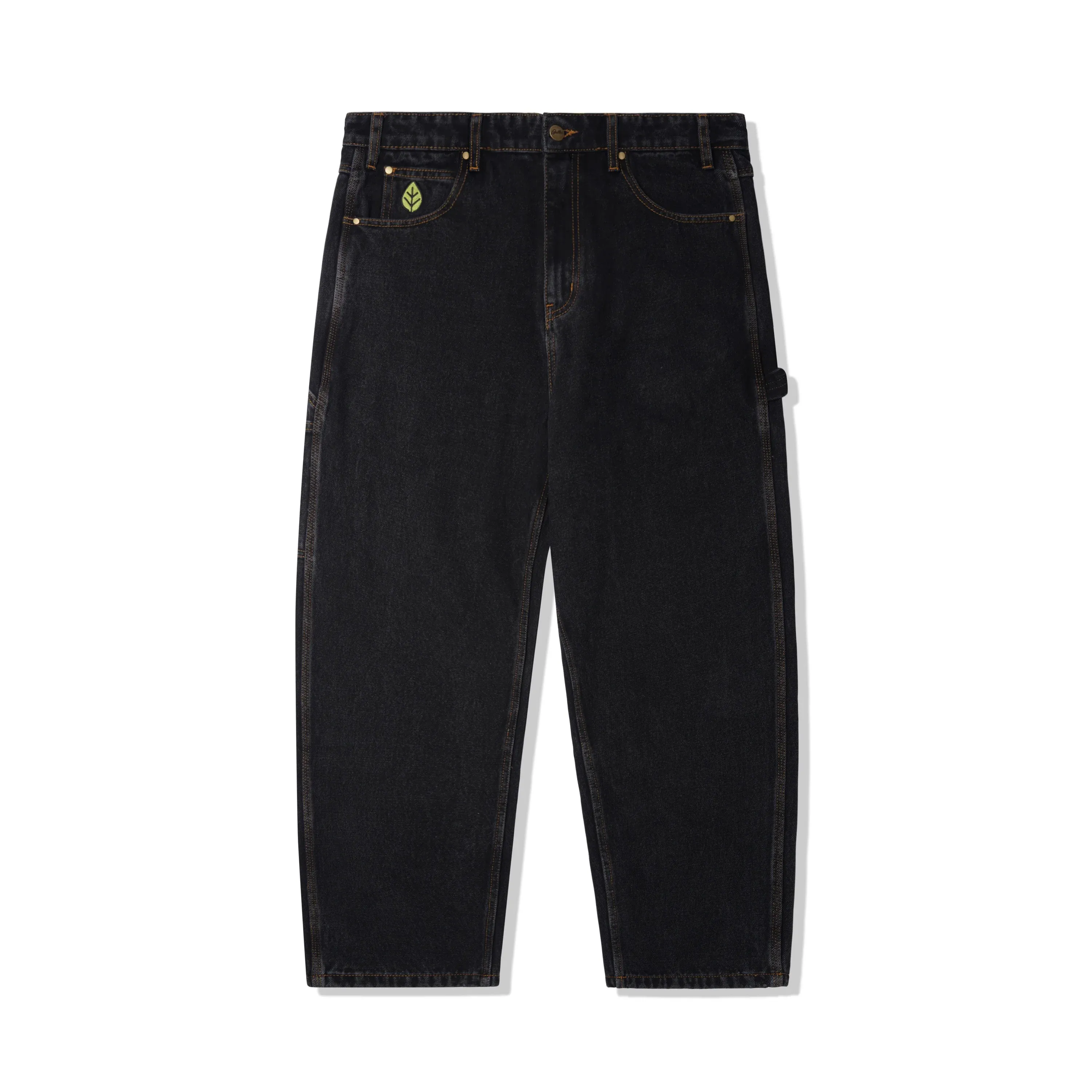 Mens Washed Black Weathergear Denim Jeans - Stylish & Durable Everyday Wear