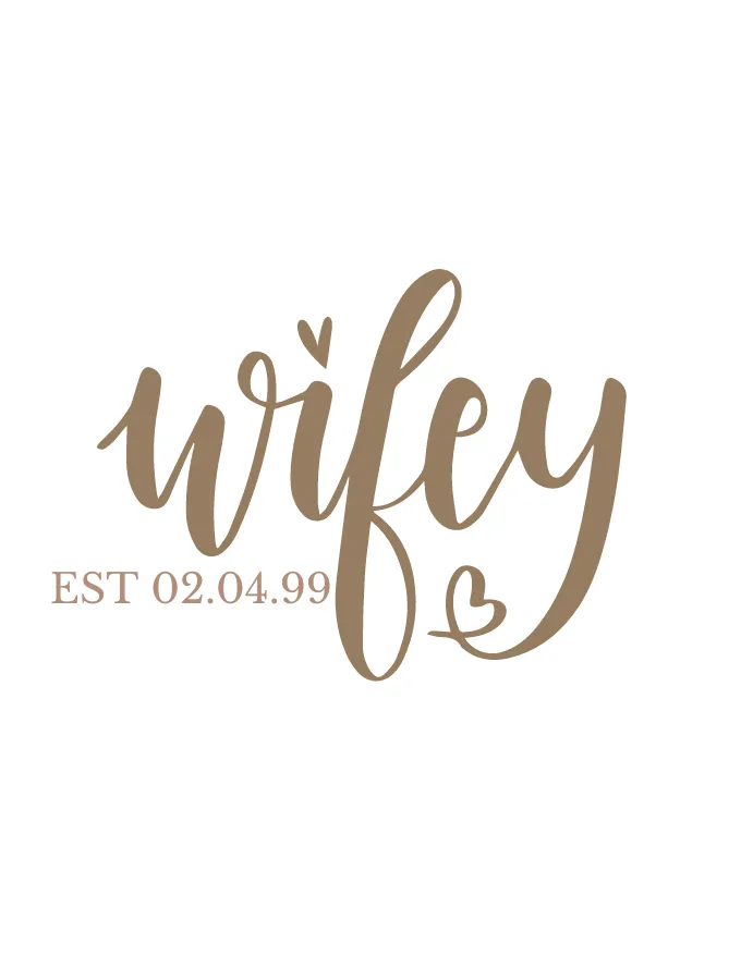 WIFEY HOODIE - WHITE