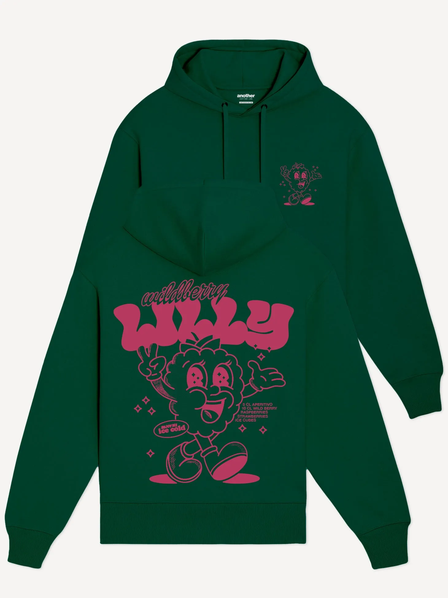 Wildberry Lilly Organic Hoodie