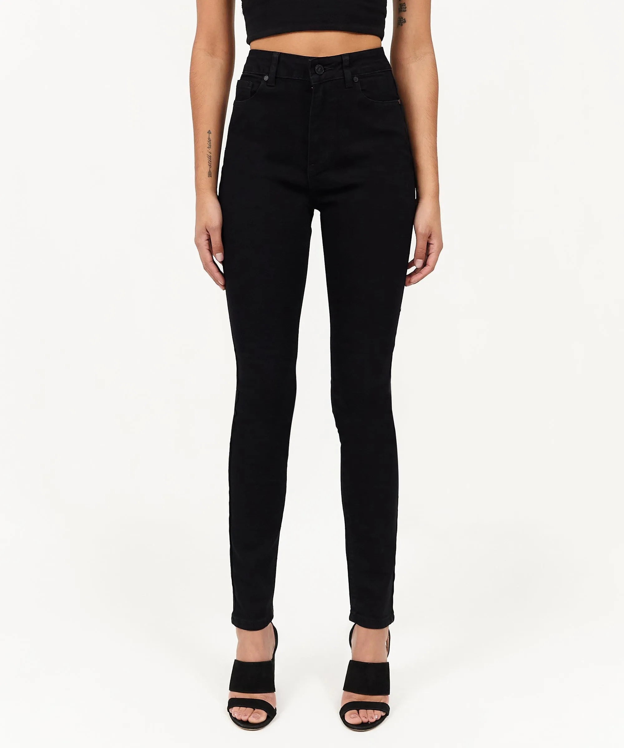 Womens Evelyn High Waist Slim Jeans