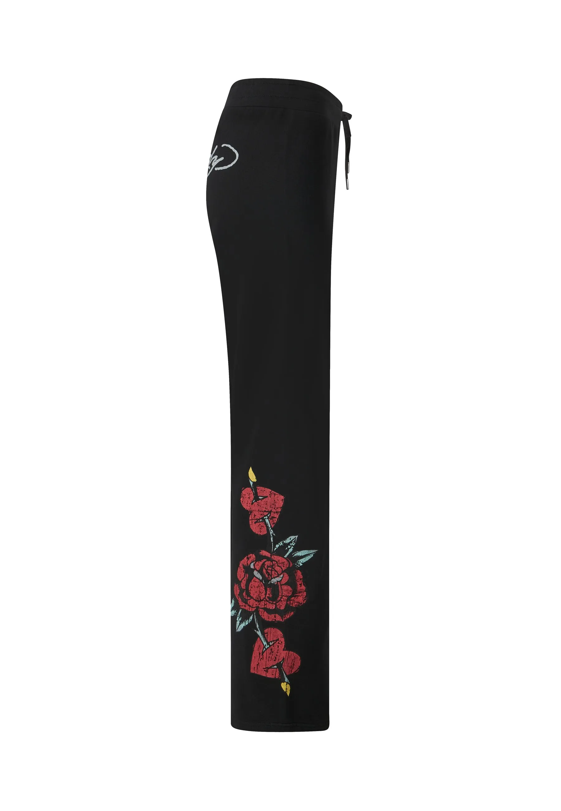 Womens Loving Eternal Flared Trousers - Black